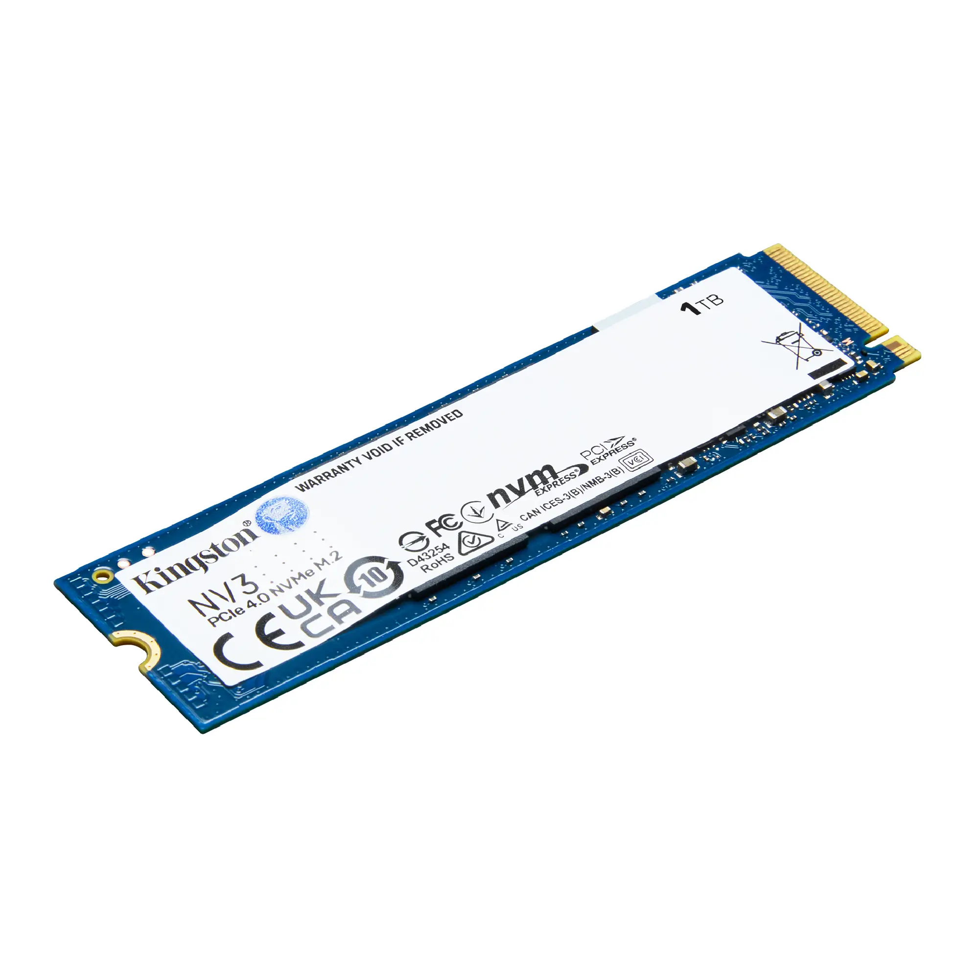 Купить SSD диск Kingston NV3 1TB M.2 PCIe Gen 4x4 NVMe (SNV3S/1000G) - фото 2