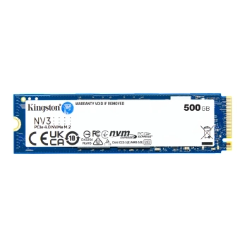 Купити SSD диск Kingston NV3 500GB M.2 PCIe Gen 4x4 NVMe (SNV3S/500G) - фото 1