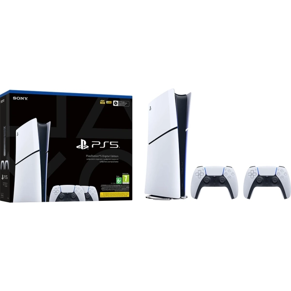 Купити Ігрова приставка Sony PlayStation 5 Slim Digital Edition (2 геймпади Dualsense) (1000042066) - фото 6