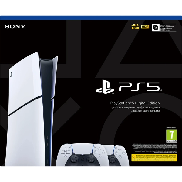 Купити Ігрова приставка Sony PlayStation 5 Slim Digital Edition (2 геймпади Dualsense) (1000042066) - фото 7