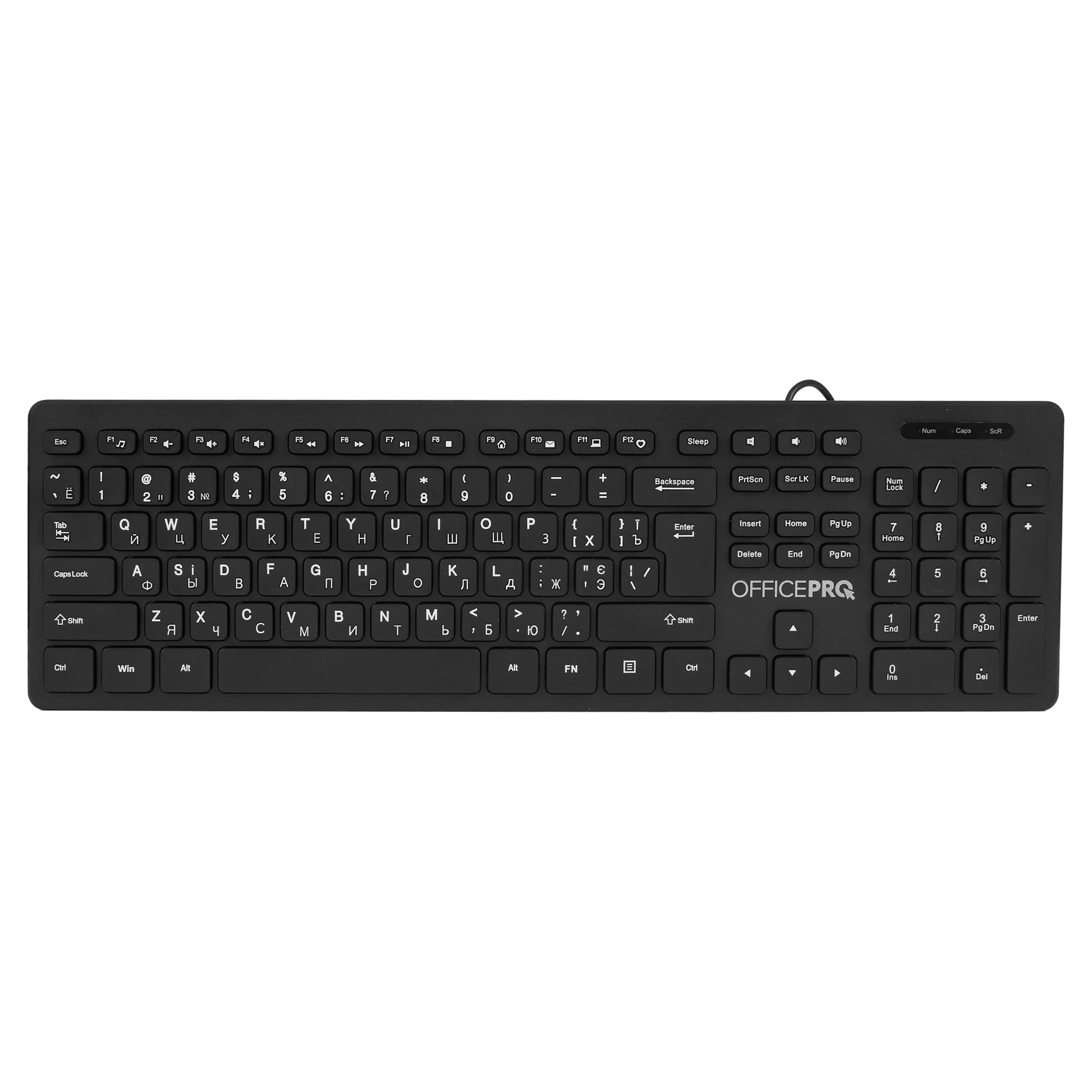 Купить Клавиатура OfficePro SK276 USB Black (SK276) - фото 1