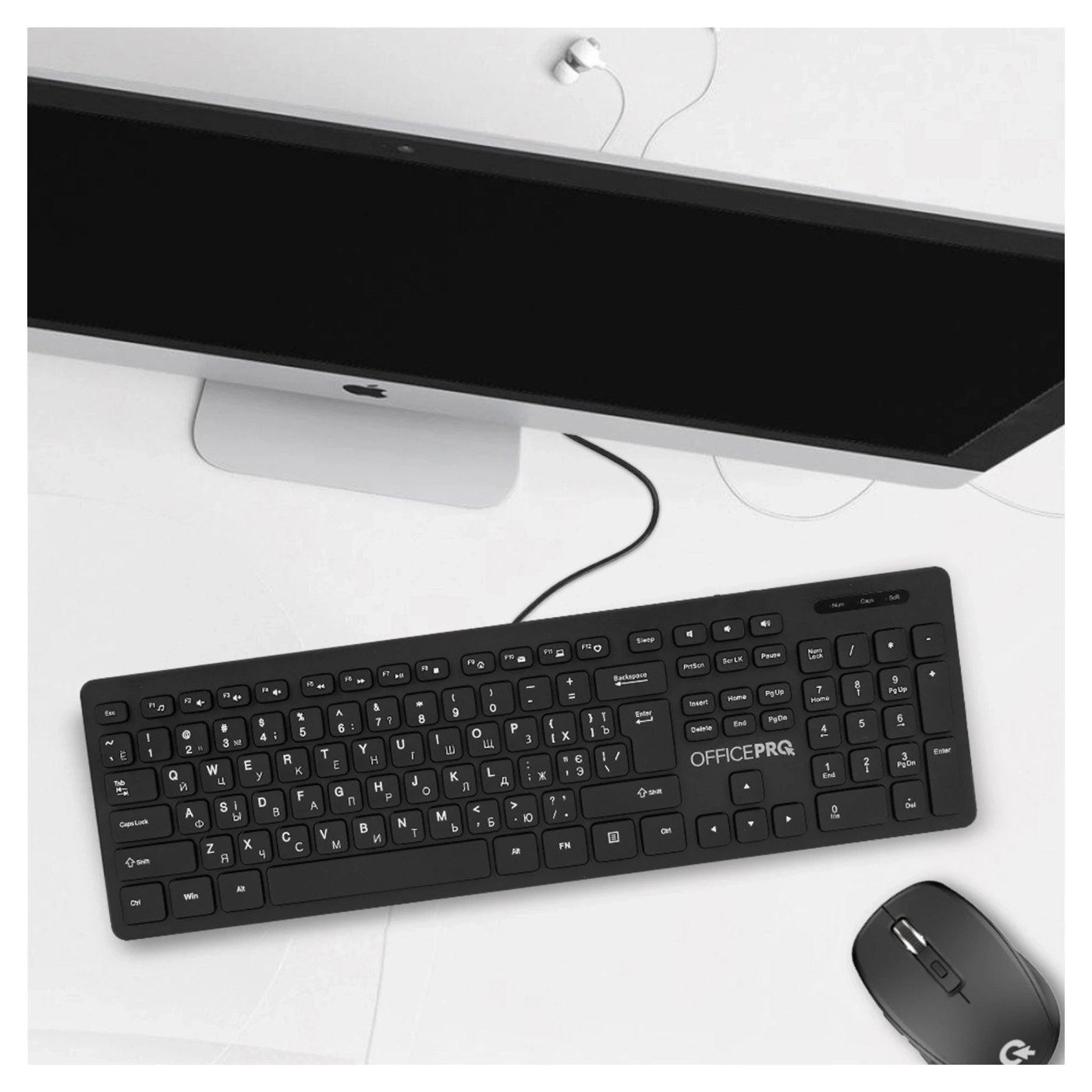 Купить Клавиатура OfficePro SK276 USB Black (SK276) - фото 4