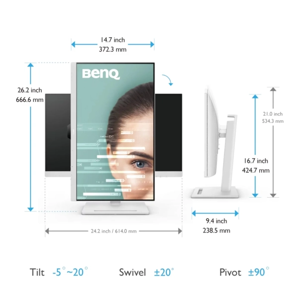 Купити Монітор 27" BenQ GW2790QT - фото 8