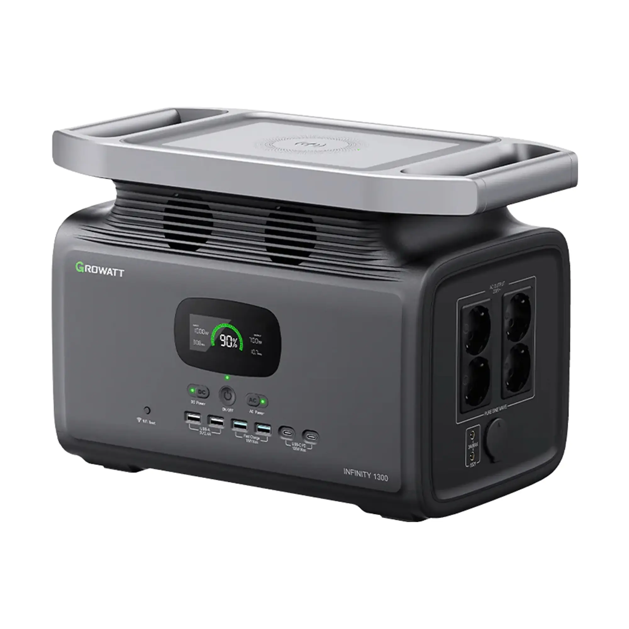 Купить Зарядная станция Growatt Infinity 1300 1382Wh 1800W (PPSL00.0000500LS0) - фото 2