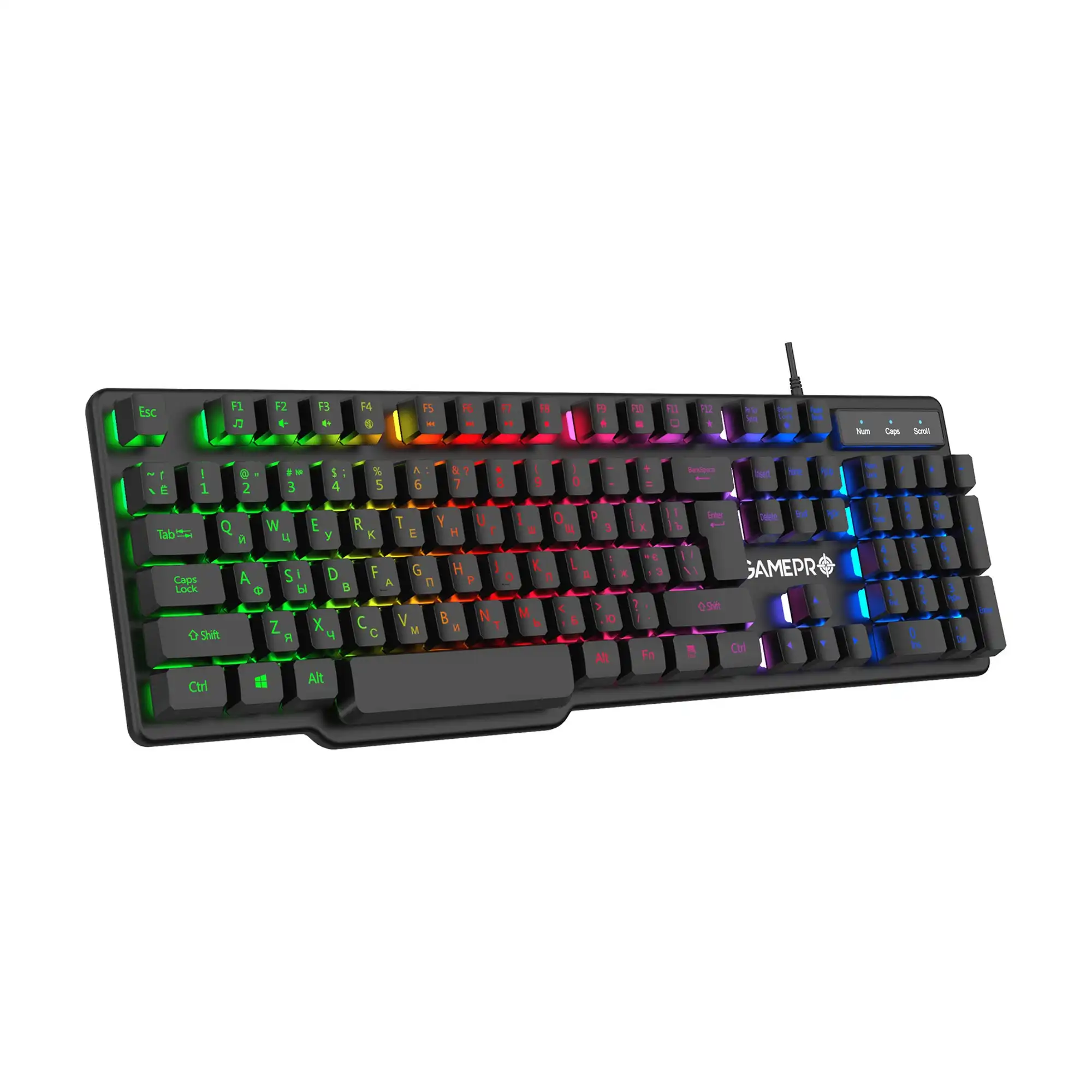Купити Клавіатура GamePro GK380 USB Black (GK380) - фото 3