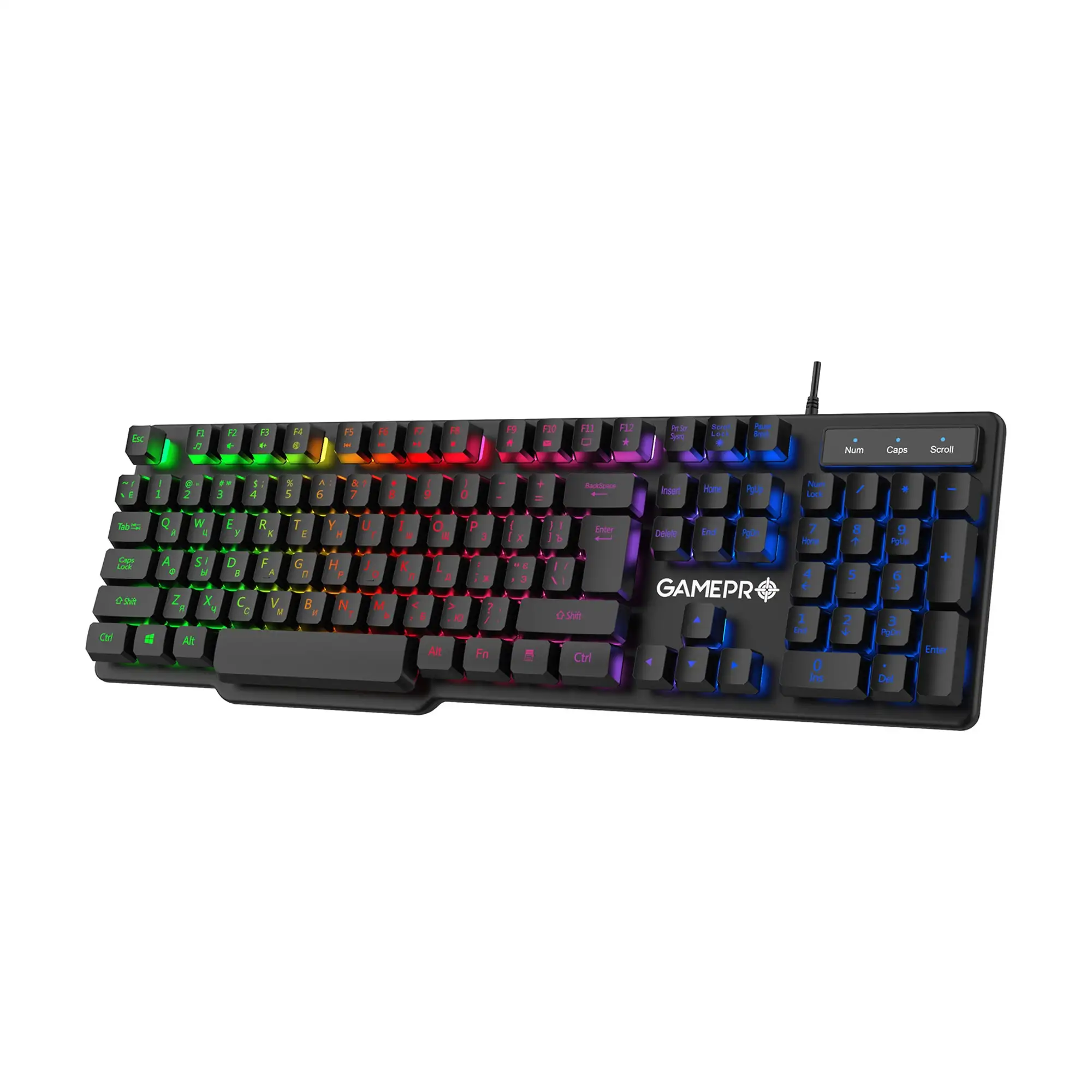 Купити Клавіатура GamePro GK380 USB Black (GK380) - фото 4