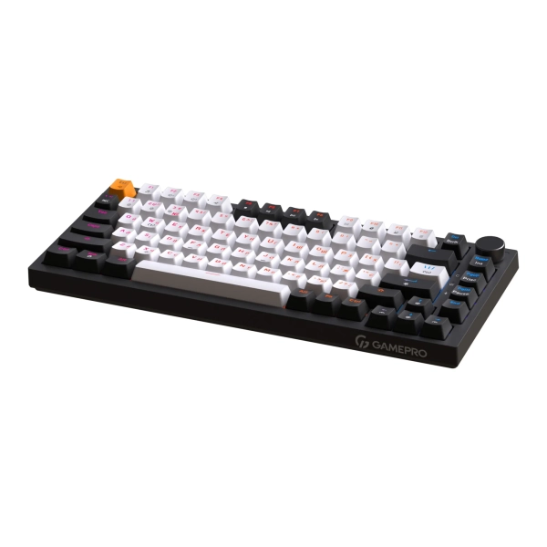 Купити Клавіатура OfficePro MK160B Hot-Swap Red Swich RGB USB Black (MK160B) - фото 3