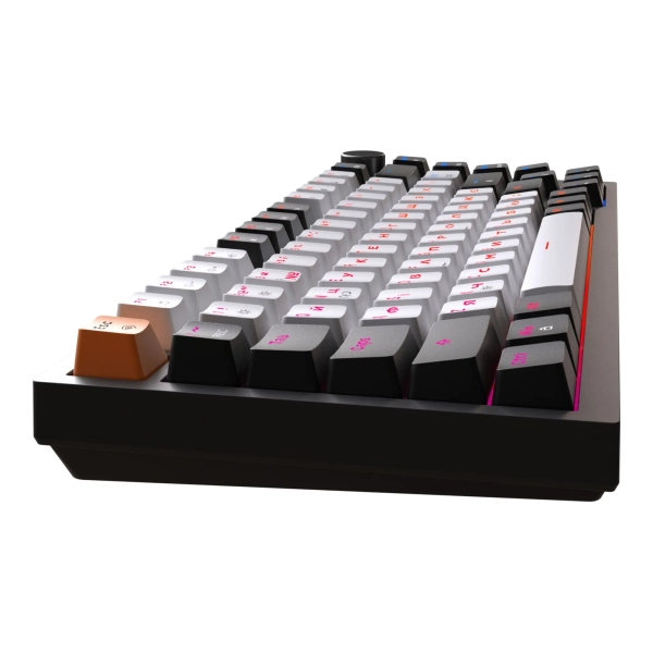 Купити Клавіатура OfficePro MK160B Hot-Swap Red Swich RGB USB Black (MK160B) - фото 4