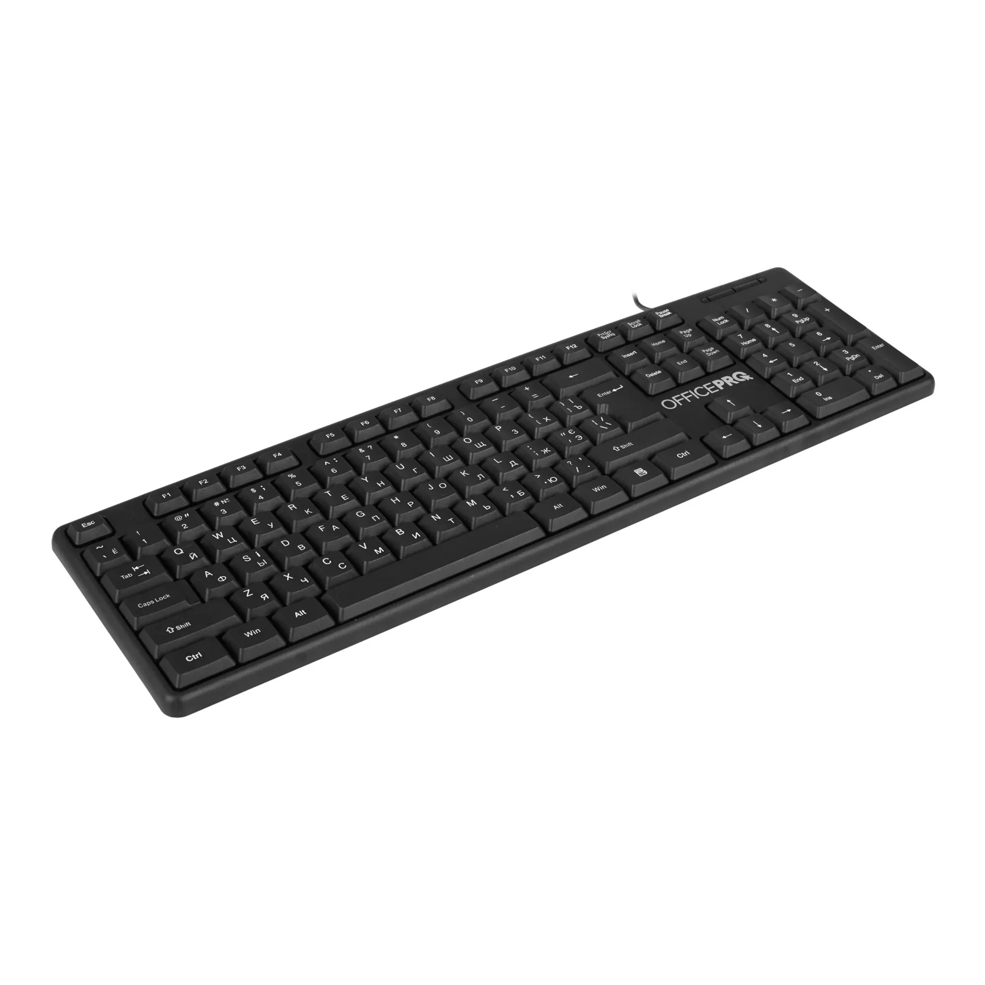 Купити Клавіатура OfficePro SK166 USB Black (SK166) - фото 2