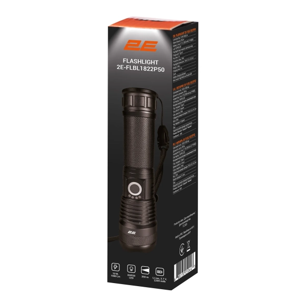 Купить Фонарь ручной аккумуляторный 2E FLBL1822 P50 (2E-FLBL1822P50) - фото 11