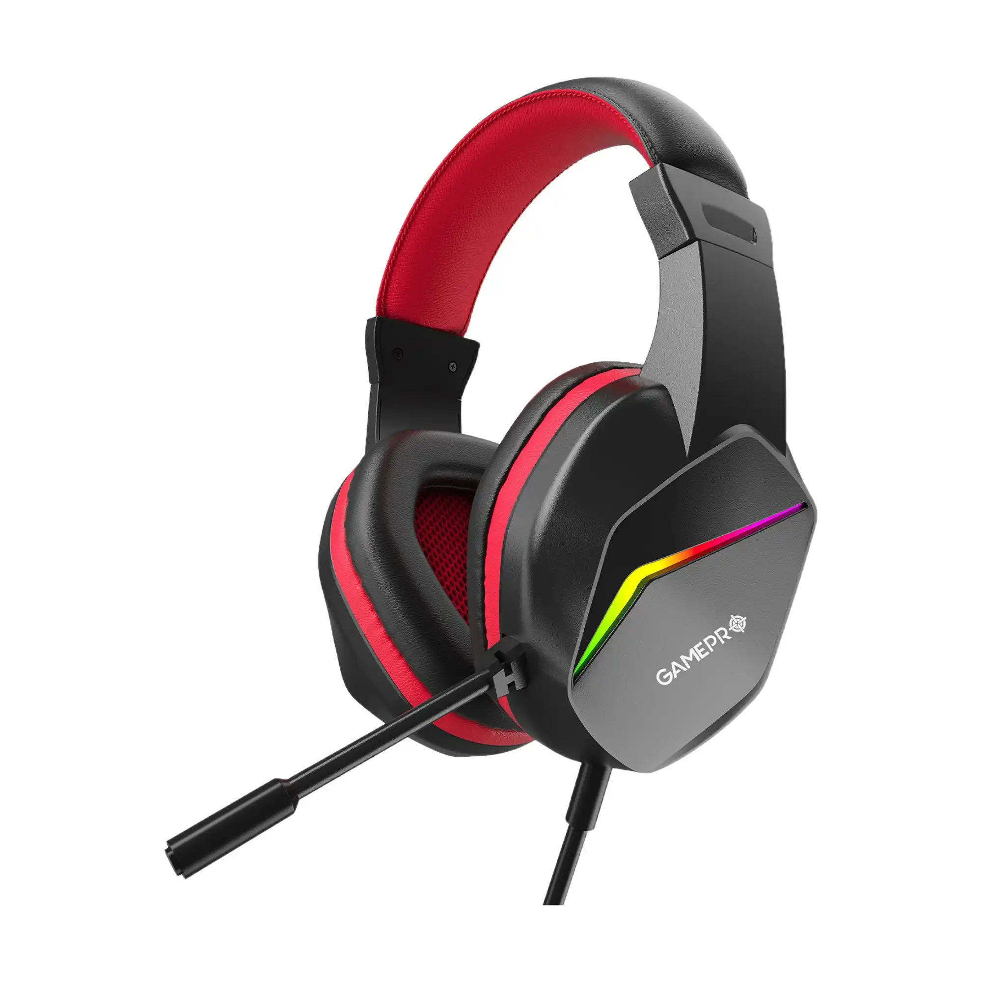 Купити Навушники GamePro HS311 RGB Black/Red (HS311) - фото 1