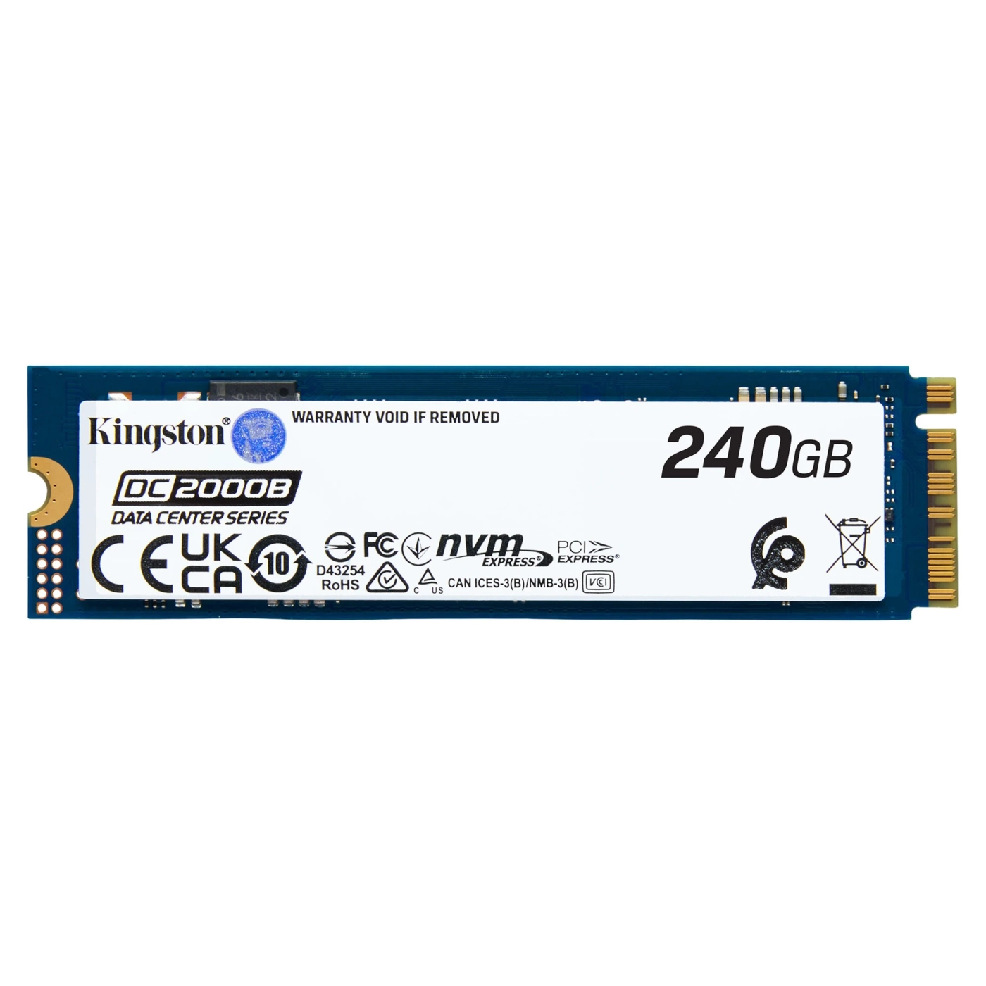Купить SSD диск Kingston DC2000B 240GB M.2 PCIe 4.0 NVMe (SEDC2000BM8/240G) - фото 1