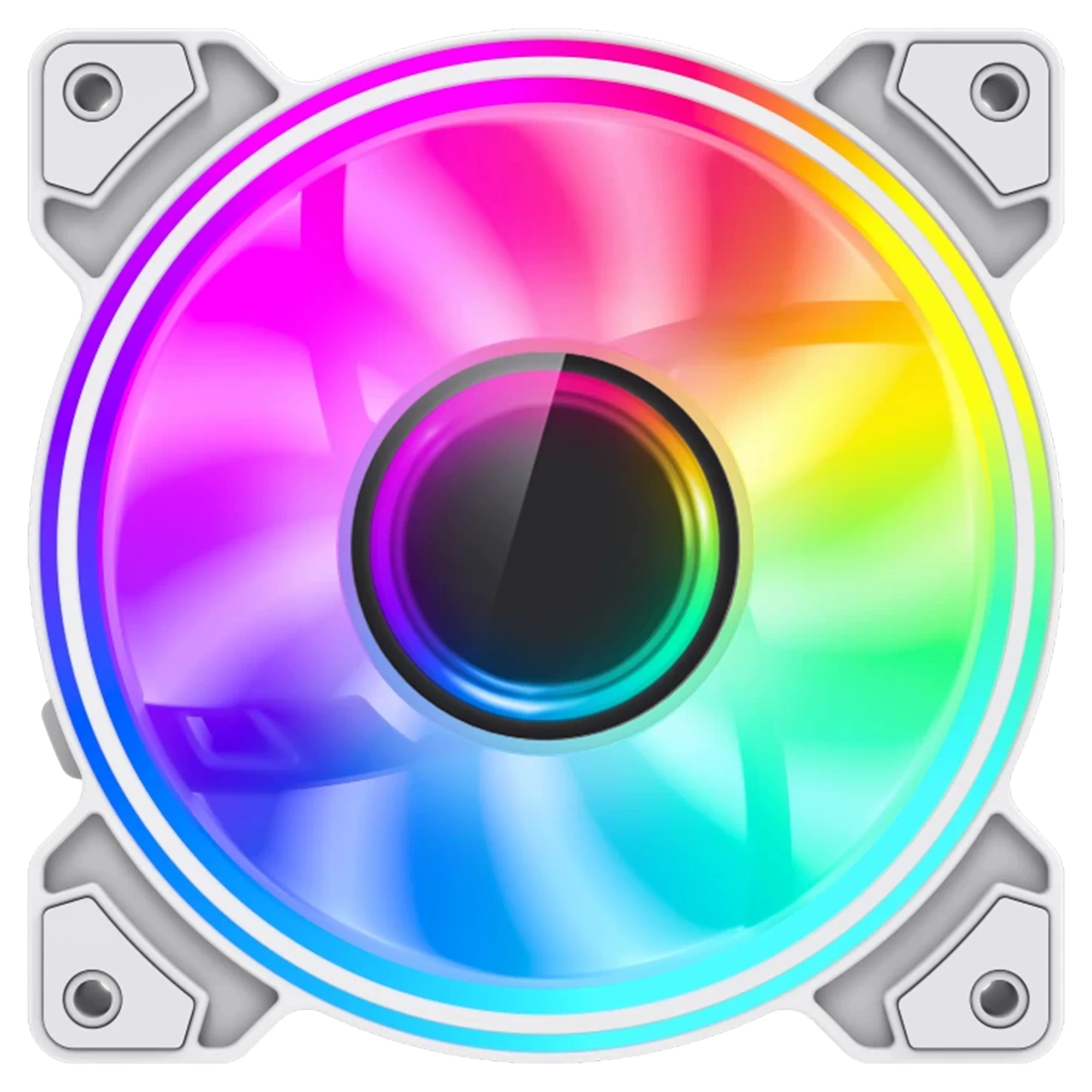 Купить Вентилятор Gamemax Dual Ring Infinity WH - фото 1