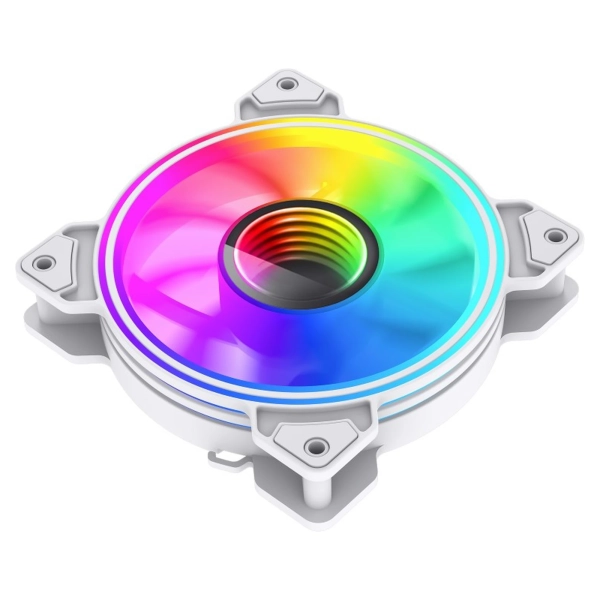 Купить Вентилятор Gamemax Dual Ring Infinity WH - фото 2