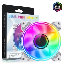 Купить Вентилятор Gamemax Dual Ring Infinity WH - фото 8