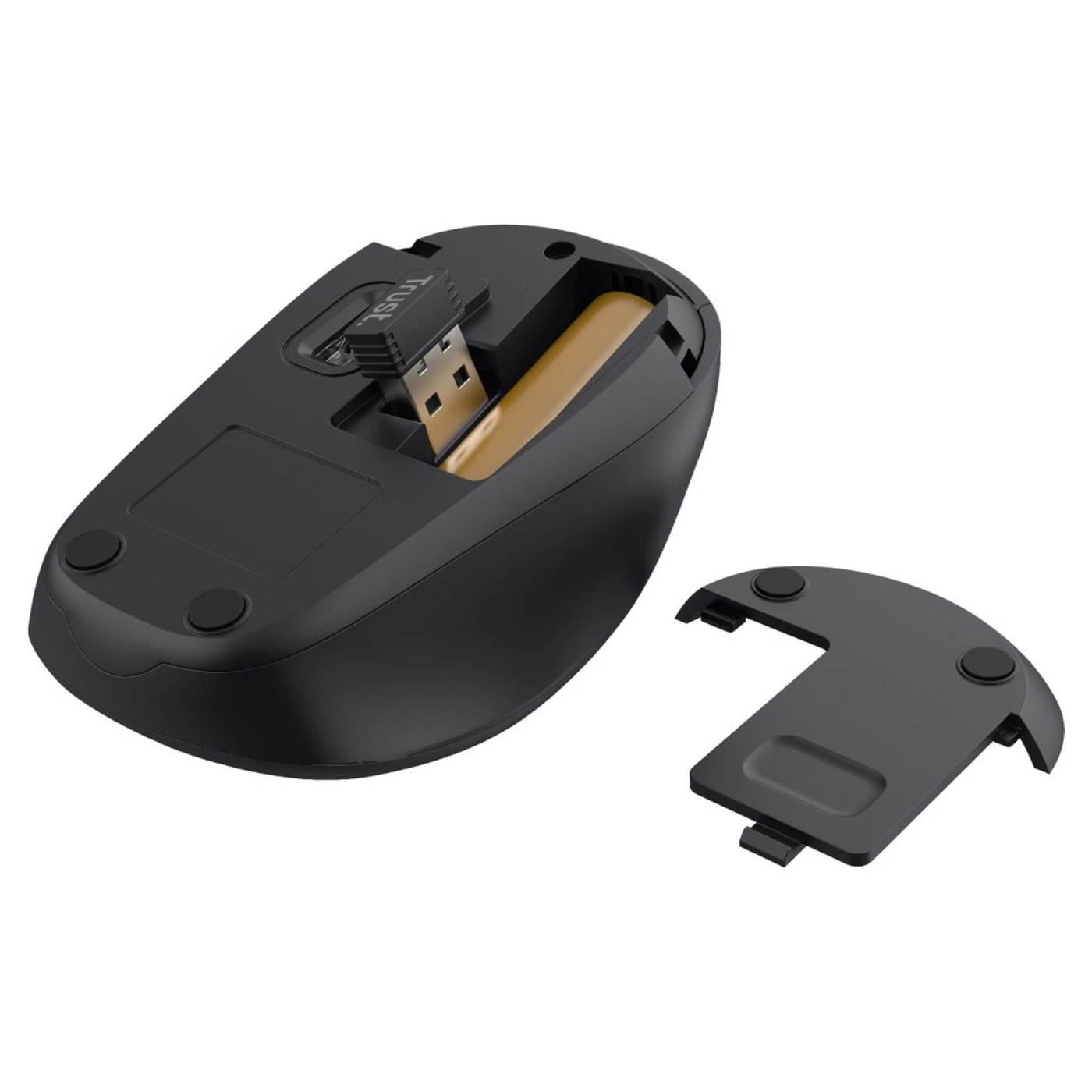 Купить Мышь Trust Yvi+ Silent Eco Wireless Red (24550) - фото 4