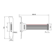 Купити Планка ASUS LPT-port Printer Port Cable (14G000003902) - фото 3