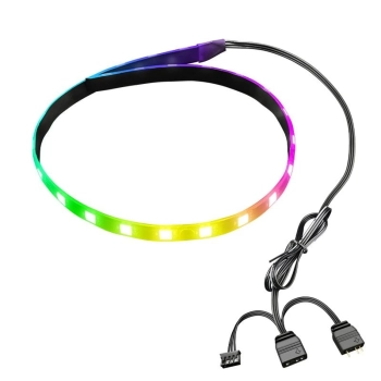Купити Світлодіодна стрічка QUBE RGB Chameleon/Spectrum LED Stripe 300mm (ZT-XC-18RGB-300-A) - фото 1