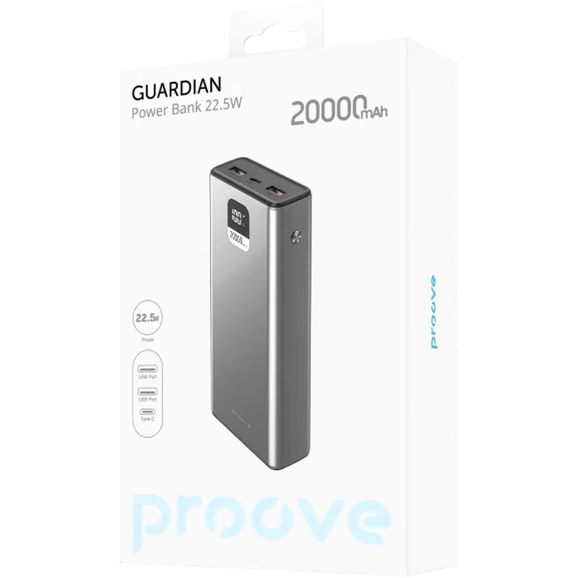 Купить Павербанк УМБ Proove Guardian 22.5W 20000mAh (PBG222210004) - фото 2