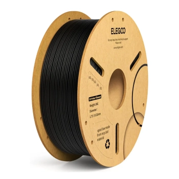 Купити PLA Plus Filament (пластик) для 3D принтера ELEGOO 1кг, 1.75мм, чорний (50.203.0048) - фото 1