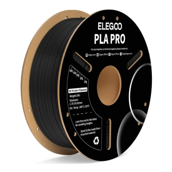 Купить PLA PRO Filament (пластик) для 3D принтера ELEGOO 1кг, 1.75мм, черный (50.203.0188) - фото 1