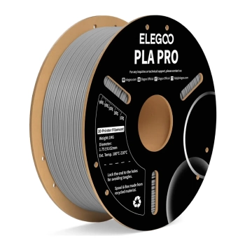 Купить PLA PRO Filament (пластик) для 3D принтера ELEGOO 1кг, 1.75мм, серый (50.203.0195) - фото 1