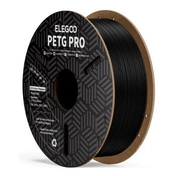 Купить PETG PRO Filament (пластик) для 3D принтера ELEGOO 1кг, 1.75мм, черный (50.203.0198) - фото 1