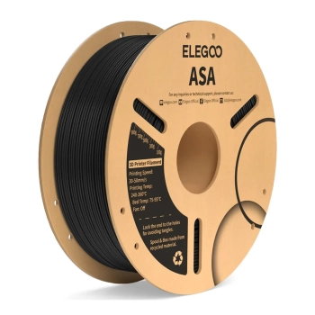 Купити ASA Filament (пластик) для 3D принтера ELEGOO 1кг, 1.75мм, чорний (50.203.0182) - фото 1