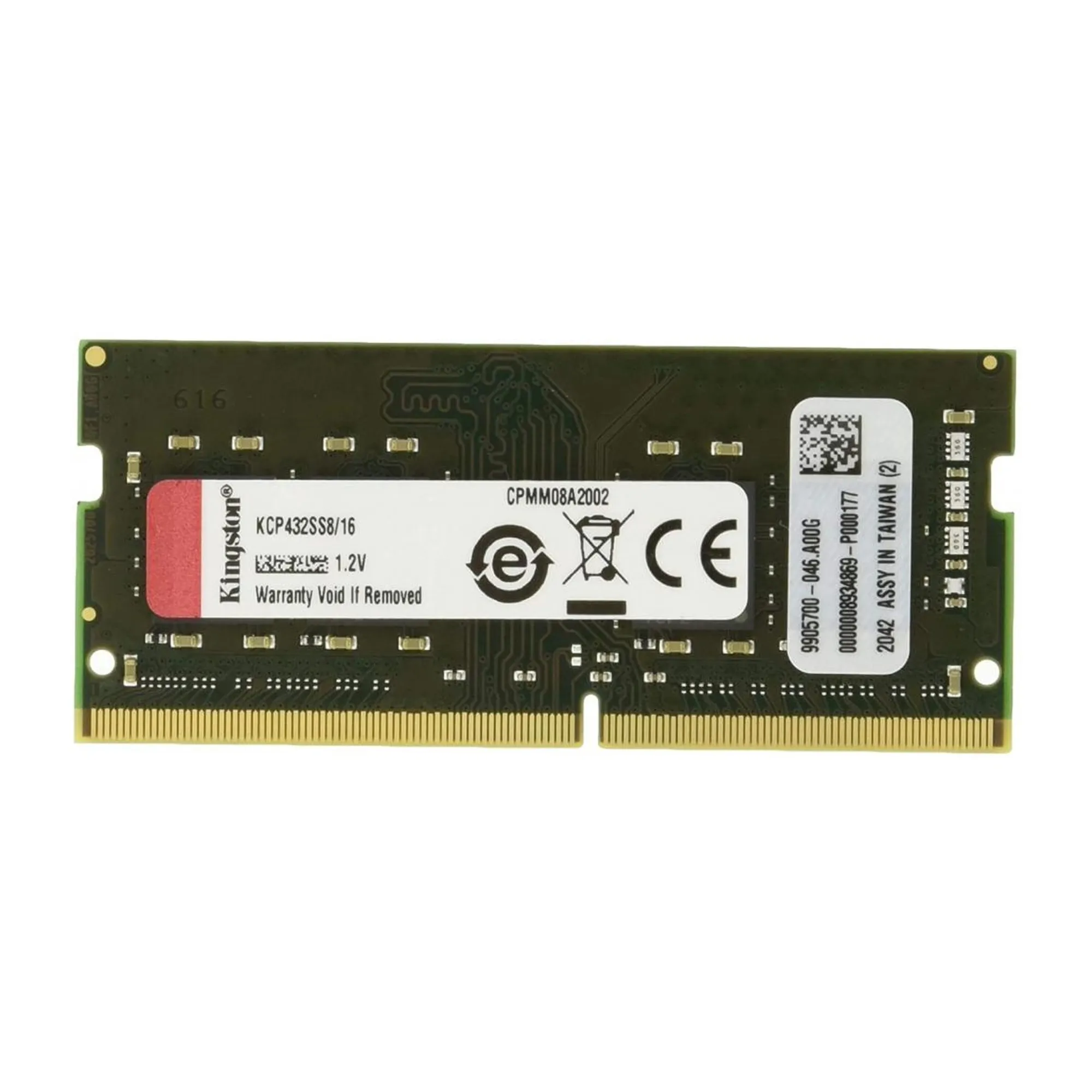 Купить Модуль памяти Kingston DDR4-3200 16GB SODIMM (KCP432SS8/16) - фото 1