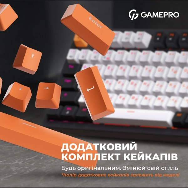 Купити Клавіатура GamePro MK170B Hot-Swap Red Switch RGB Black - фото 14