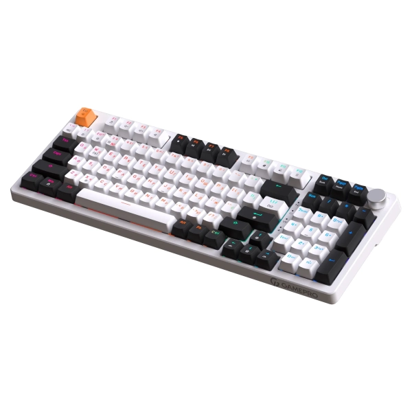 Купить Клавиатура GamePro MK170W Hot-Swap Red Switch RGB White - фото 4