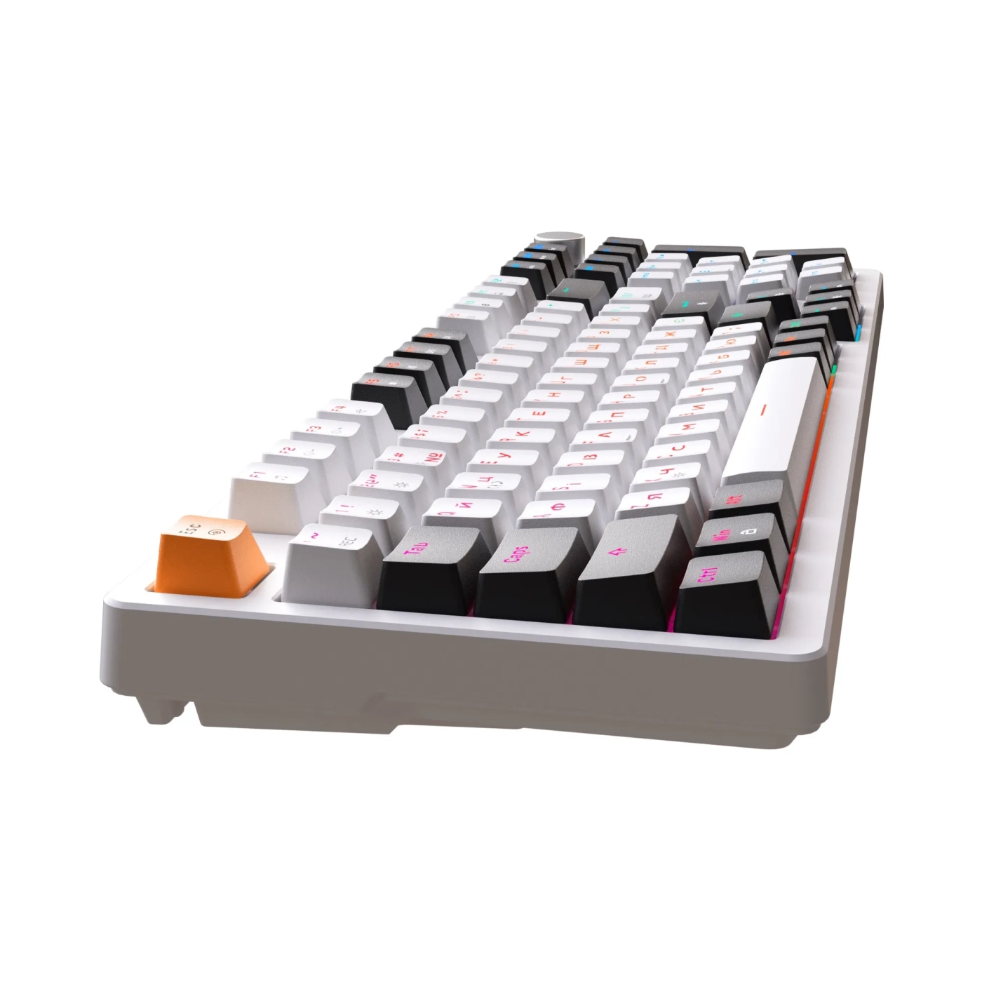 Купить Клавиатура GamePro MK170W Hot-Swap Red Switch RGB White - фото 5