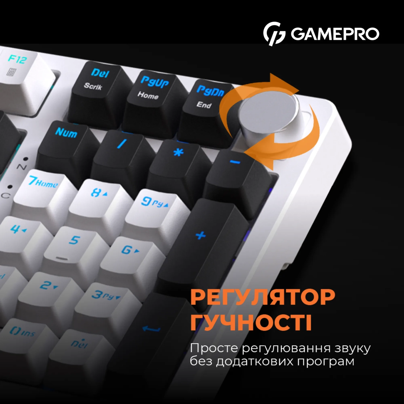 Купить Клавиатура GamePro MK170W Hot-Swap Red Switch RGB White - фото 16