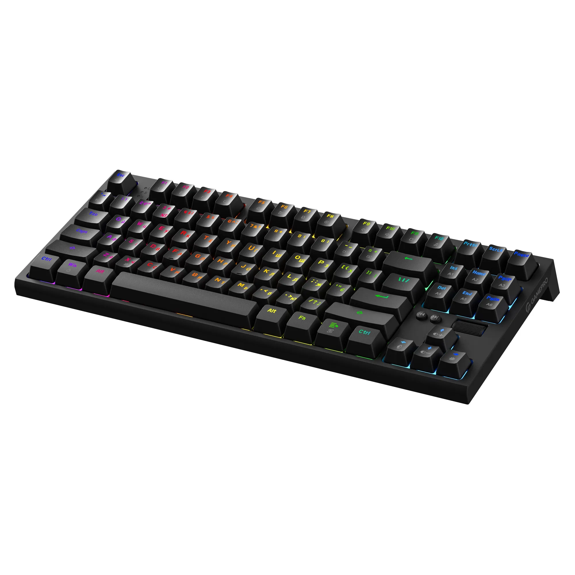 Купити Клавіатура GamePro MK180B Hot-Swap Red Switch RGB Black - фото 4