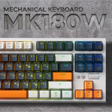 Купити Клавіатура GamePro MK180W Hot-Swap Red Switch RGB White - фото 6
