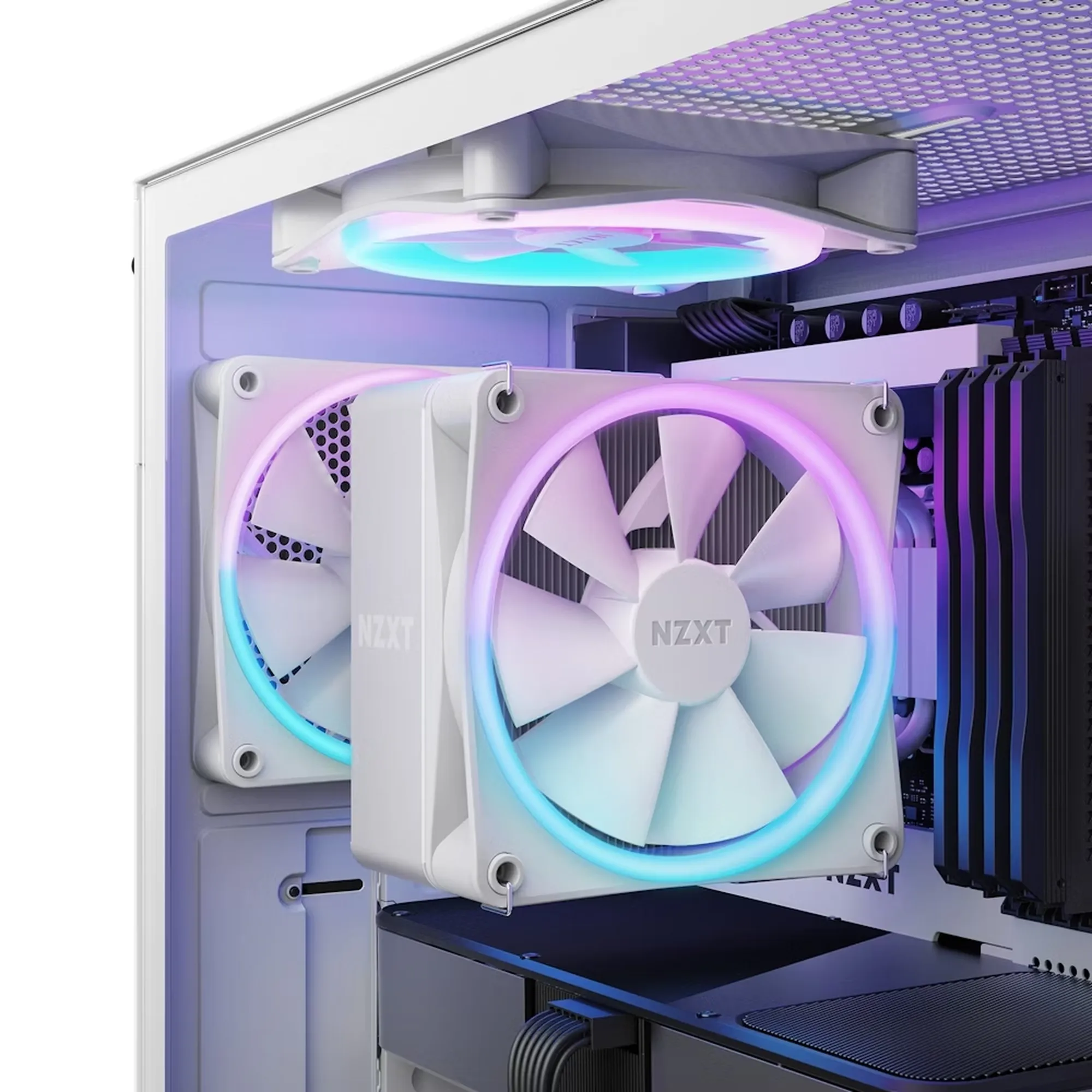 Купить Процессорный кулер NZXT T120 RGB White (RC-TR120-W1) - фото 4