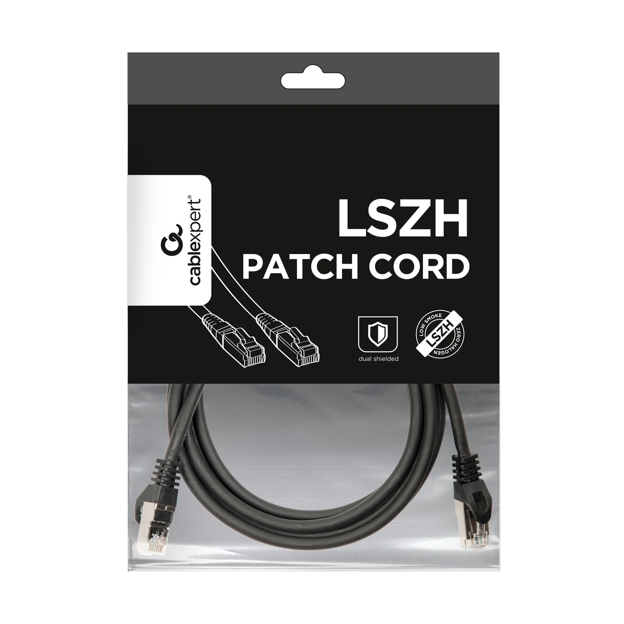Купити Патч-корд Cablexpert PP6A-LSZHCU-BK-2M SSTP Cat6a 2m Черный - фото 5