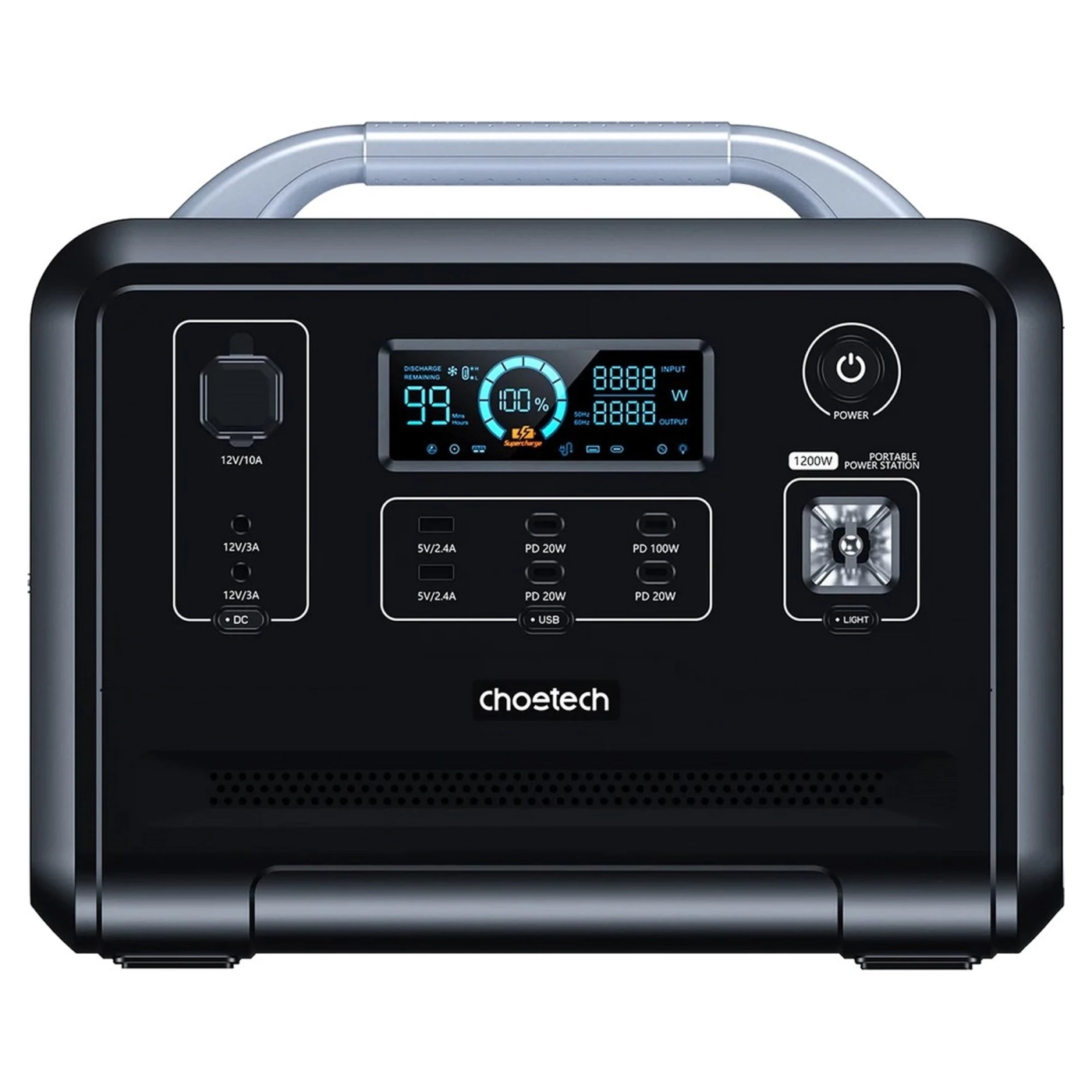Купить Зарядная станция Choetech BS005-EU-BK 1200W 960Wh - фото 1