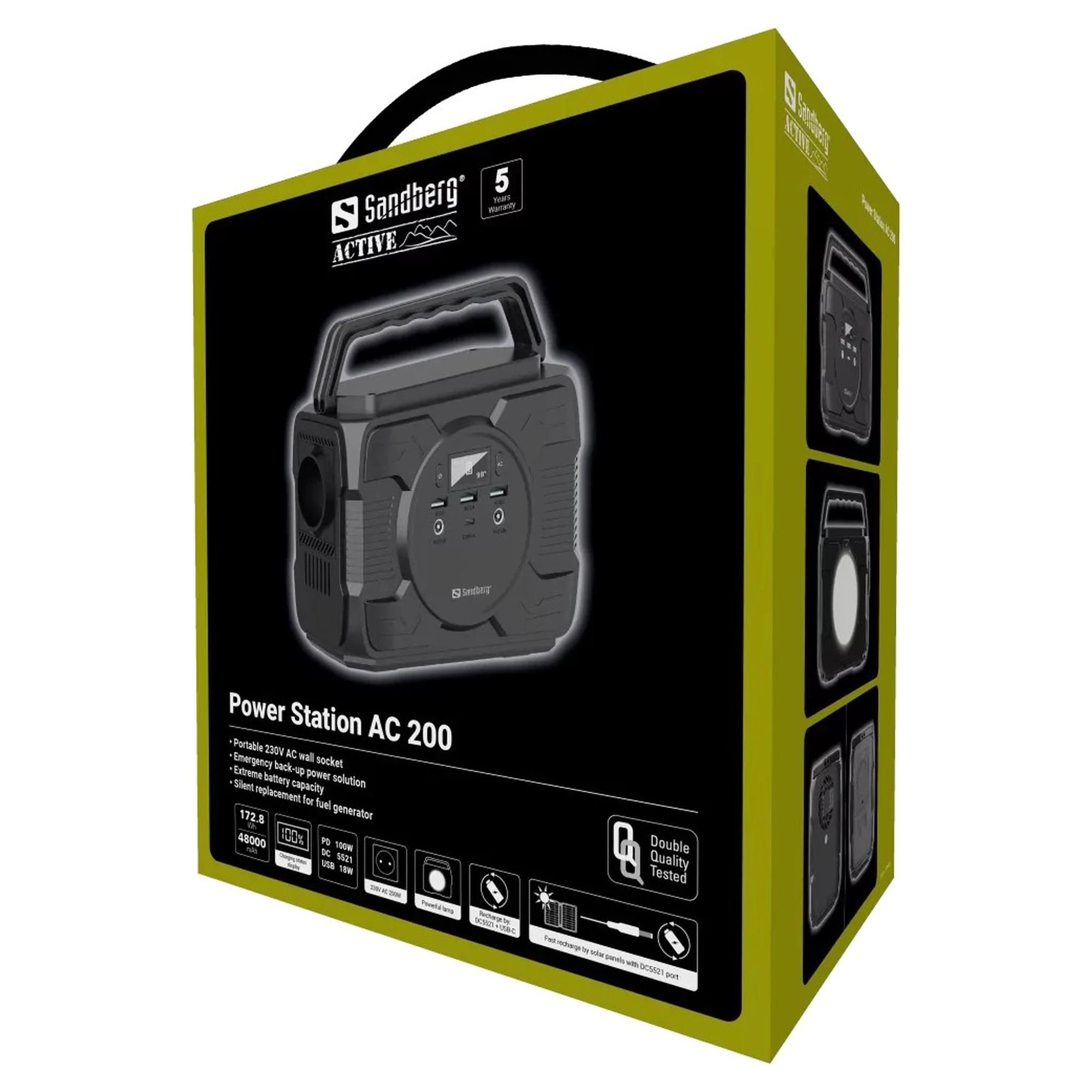 Купить Зарядная станция Sandberg AC 200 200W 173Wh - фото 6