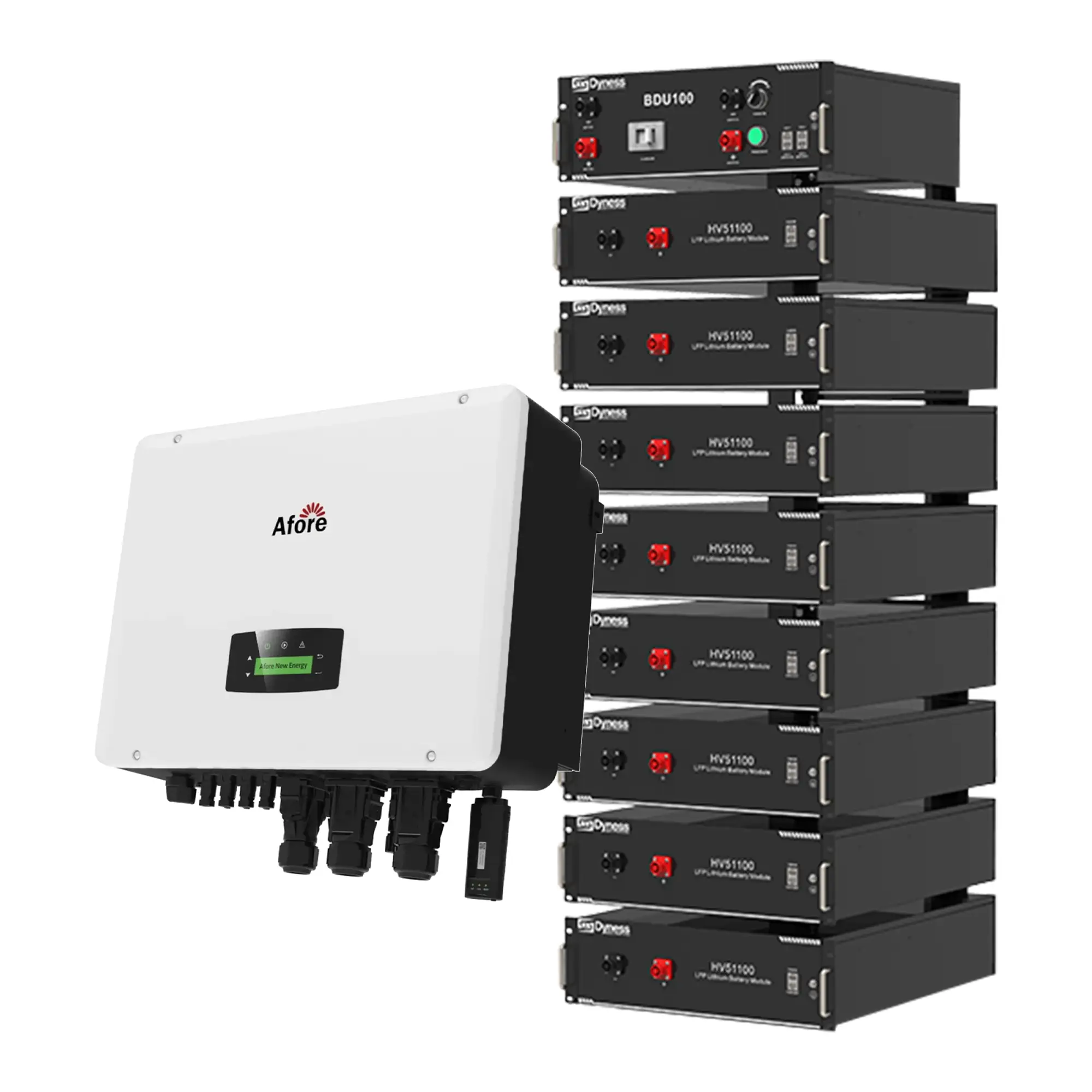 Купить Система хранения энергии Afore AF20K-TH-1DY40.1K-LFP 20kW 40.96kWh 1BAT LiFePO4 6000 циклов - фото 1