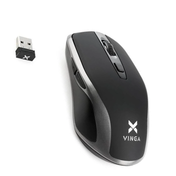 Купить Мышь Vinga MSW-909 Silent Black/Grey - фото 3
