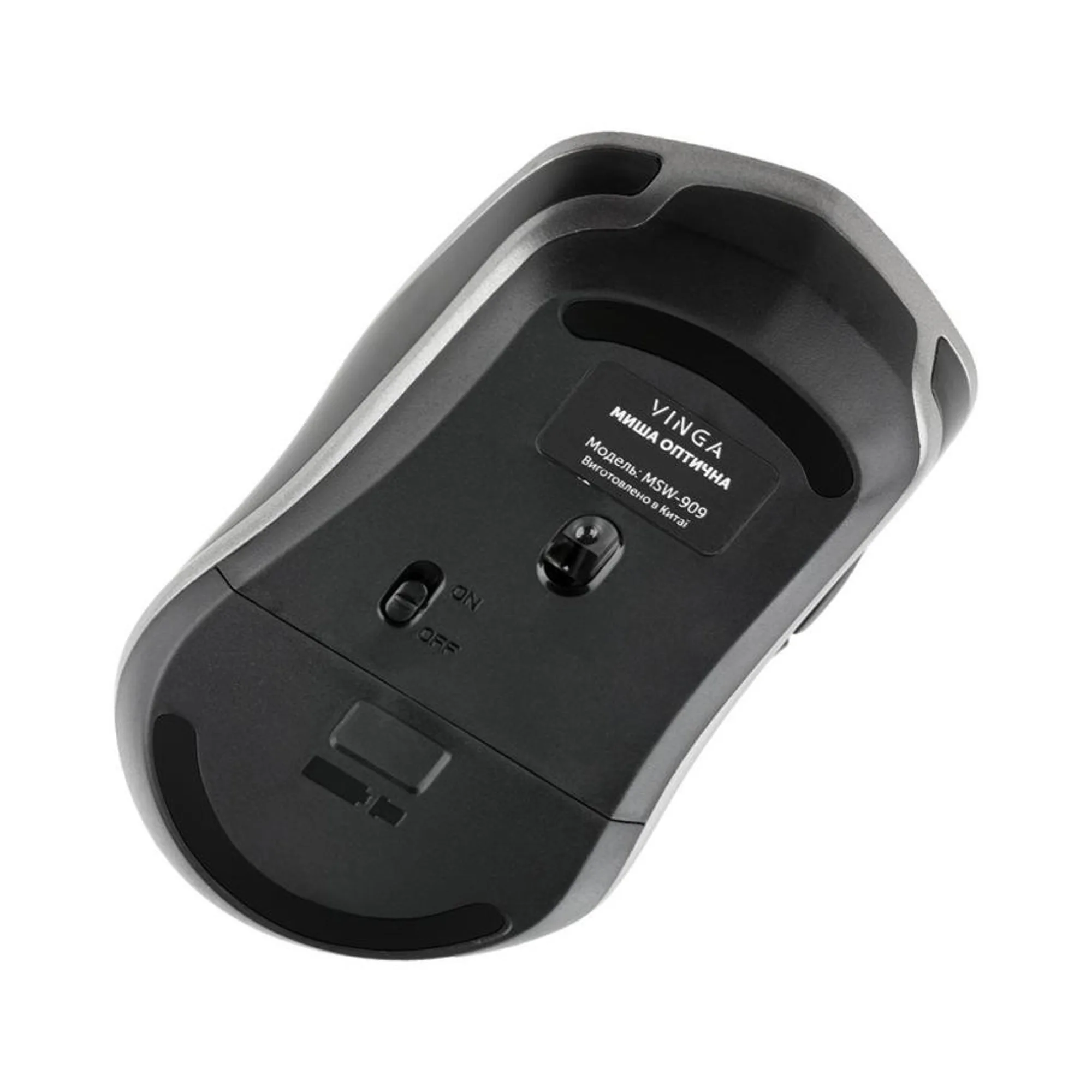 Купить Мышь Vinga MSW-909 Silent Black/Grey - фото 6