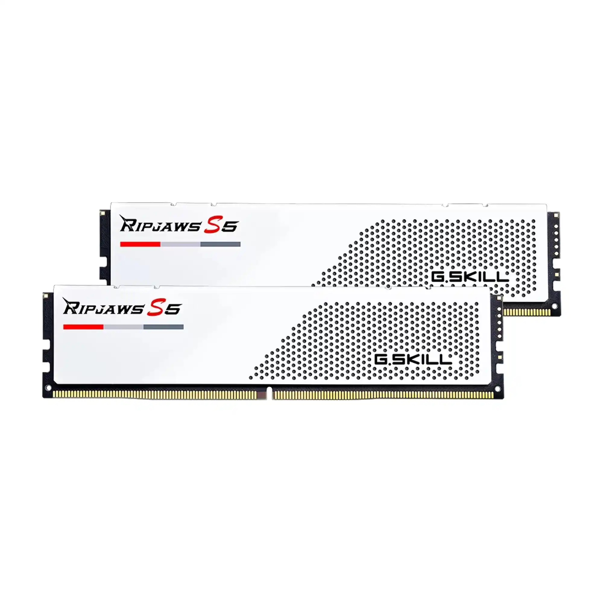 Купить Модуль памяти G.Skill Ripjaws S5 White DDR5-6000 32GB (2x16GB) Intel XMP (F5-6000J3648D16GX2-RS5W) - фото 1