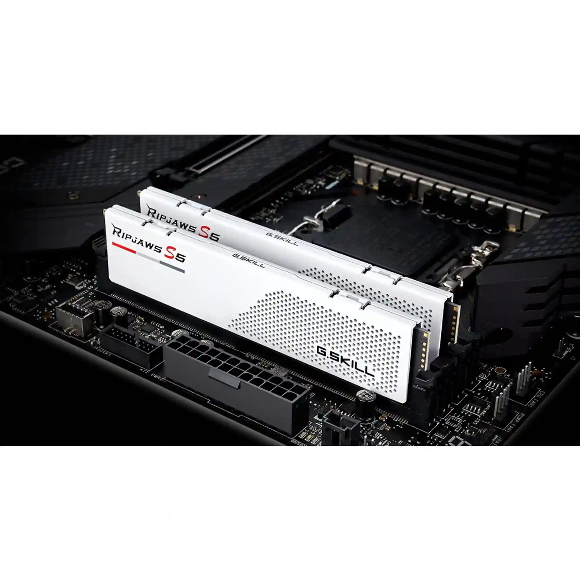 Купить Модуль памяти G.Skill Ripjaws S5 White DDR5-6000 32GB (2x16GB) Intel XMP (F5-6000J3648D16GX2-RS5W) - фото 4