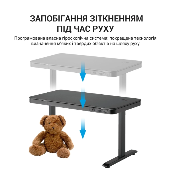Купить Компьютерный стол с электрорегулировкой высоты OfficePro ODE111B - фото 16