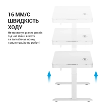 Купить Компьютерный стол с электрорегулировкой высоты OfficePro ODE111W - фото 12