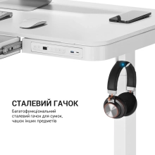 Купить Компьютерный стол с электрорегулировкой высоты OfficePro ODE111W - фото 16