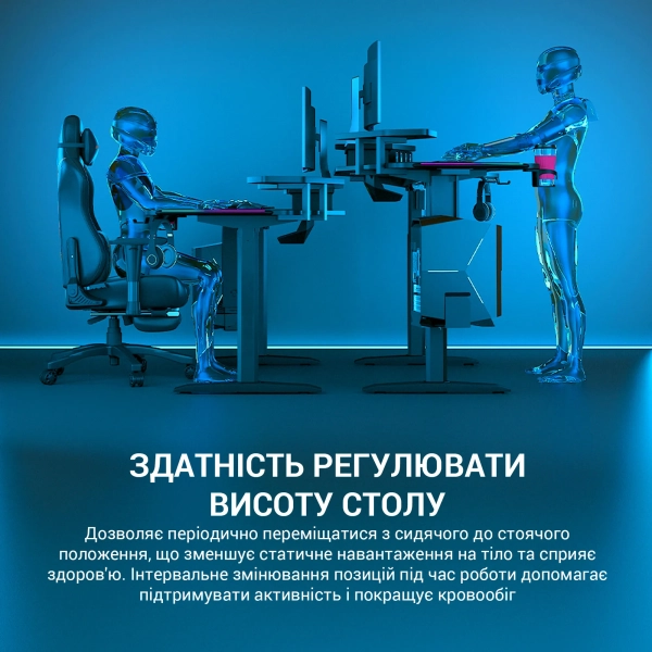Купить Компьютерный стол с электрорегулировкой высоты OfficePro ODE111WW - фото 15