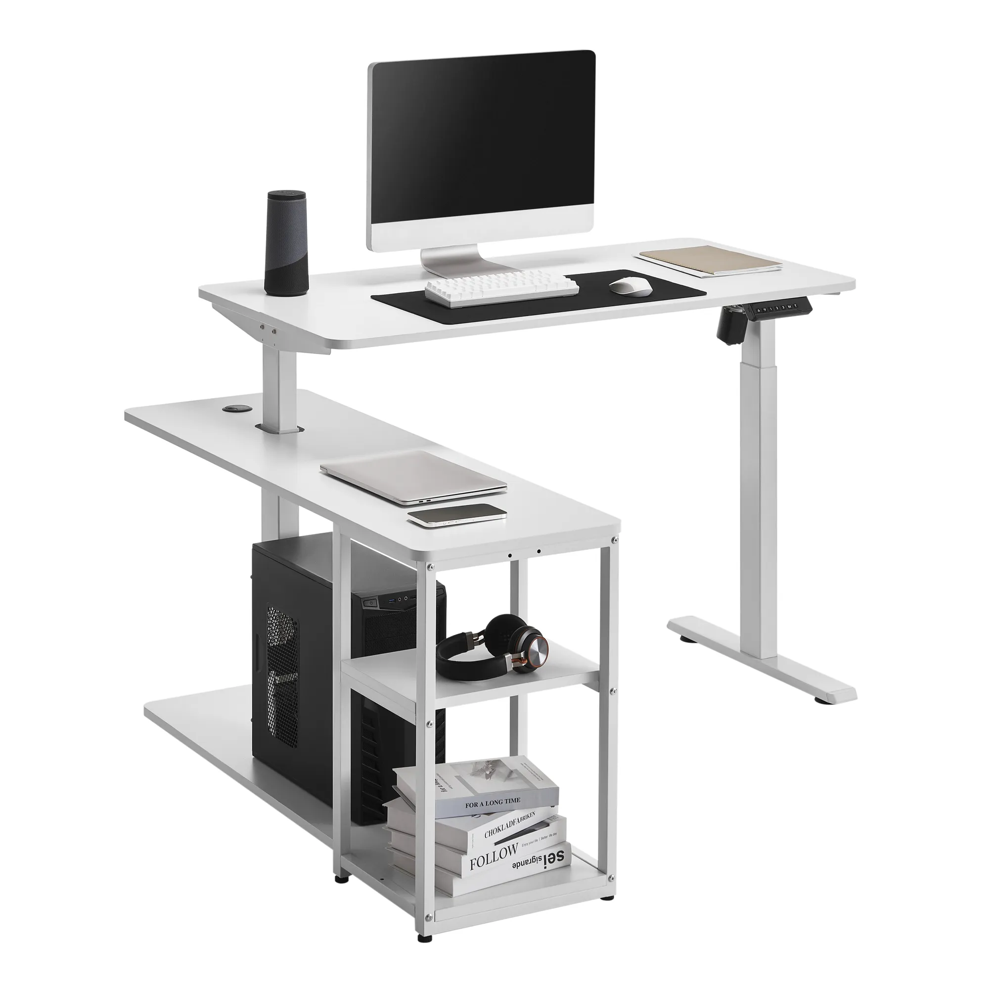 Купить Компьютерный стол с электрорегулировкой высоты OfficePro ODE119W - фото 2