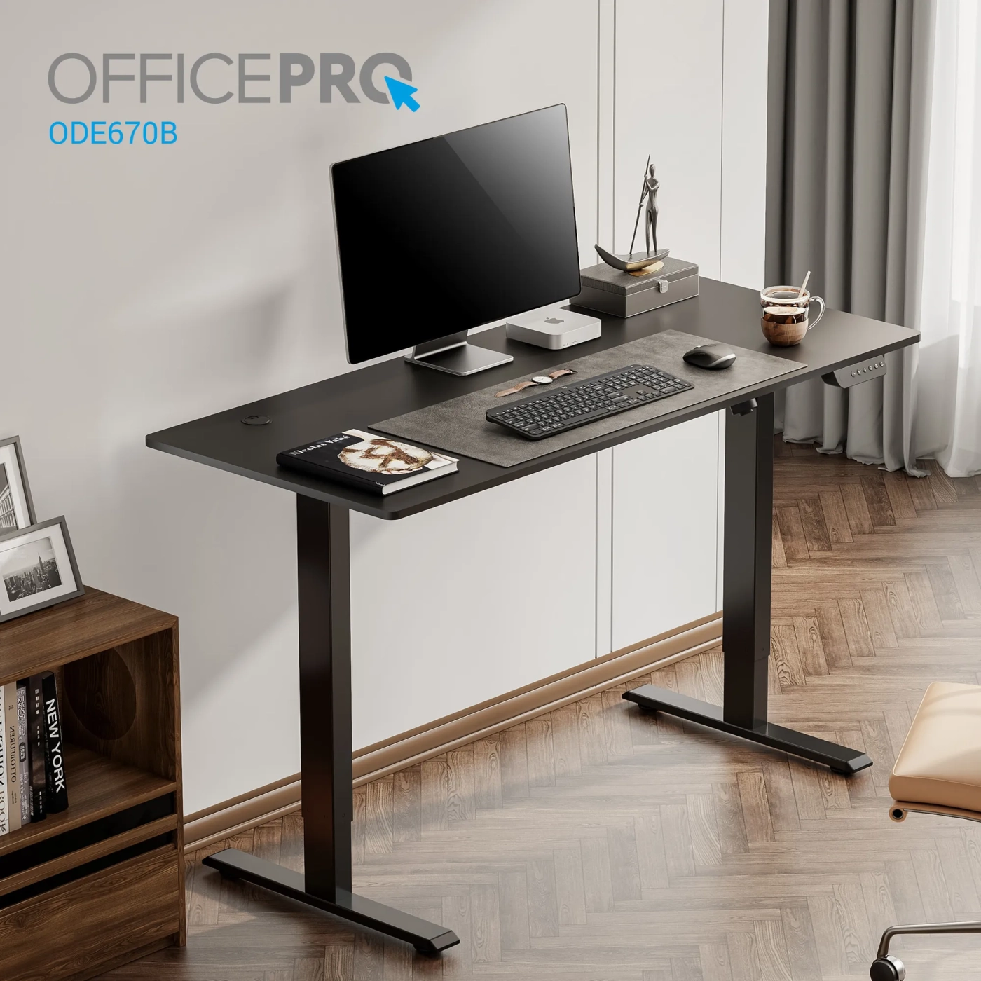 Купить Компьютерный стол с электрорегулировкой высоты OfficePro ODE670B - фото 4